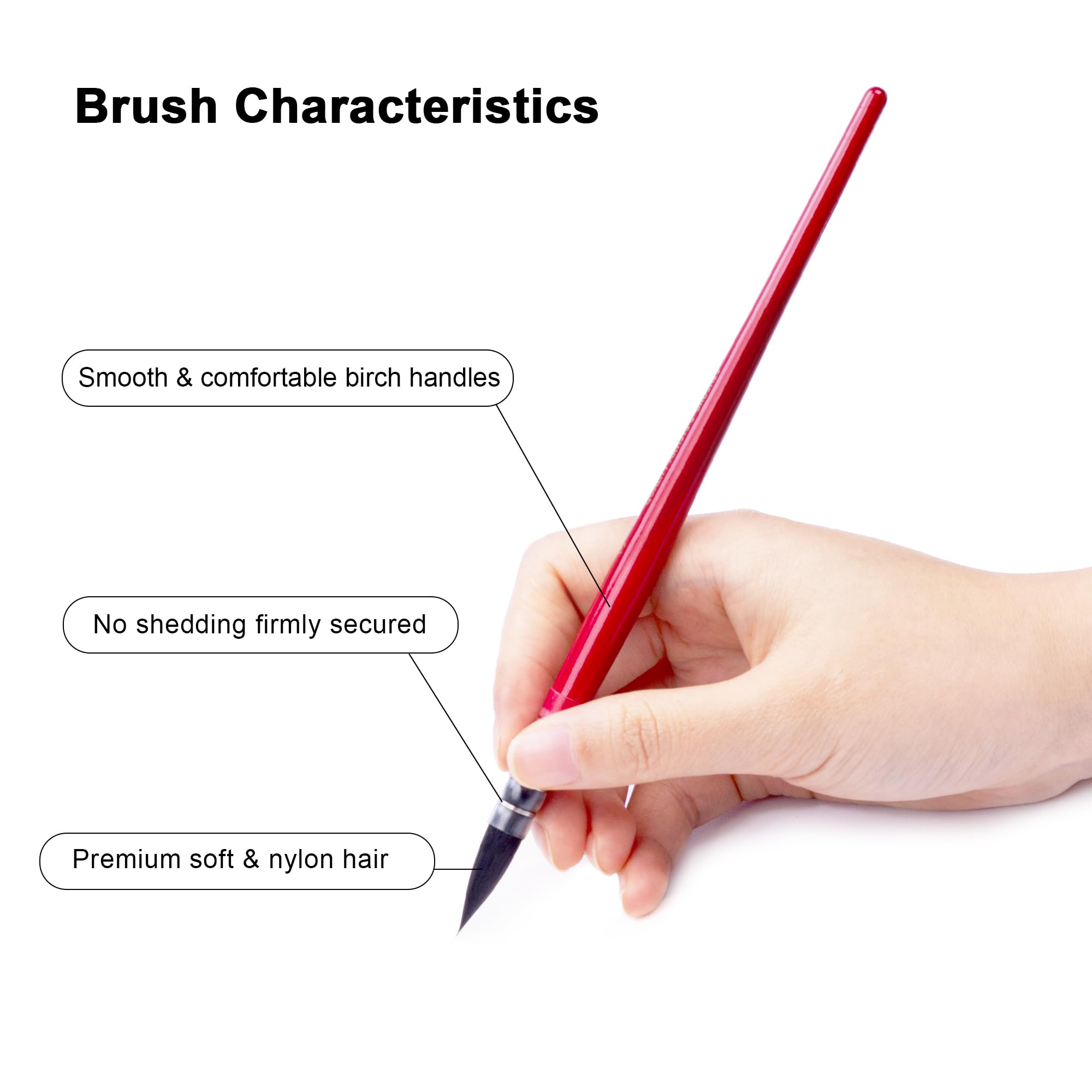 Ensemble de pinceaux professionnels pour aquarelle