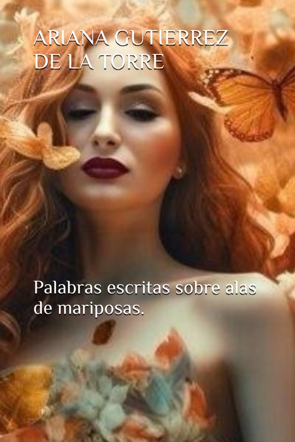 Palabras escritas sobre alas de mariposas