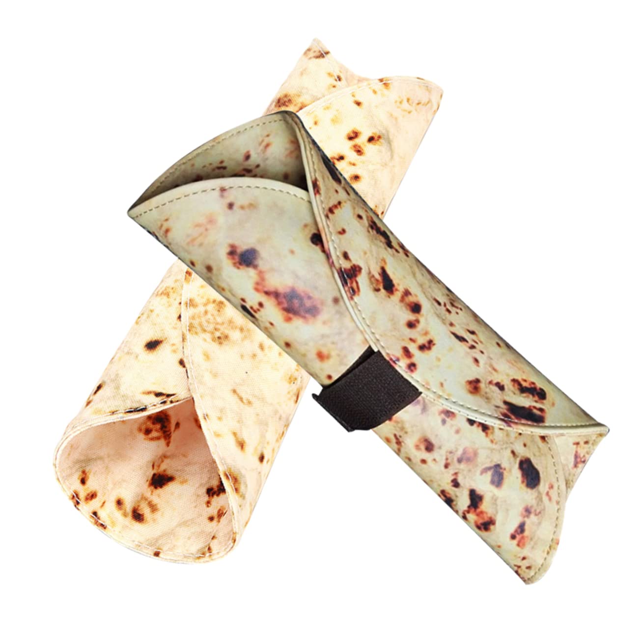 NUOBESTY 5 Sätze Tortilla Bleistiftrolle Stifttasche Im Tortilla Design Aus Langlebigem Canvas Großvolumiger Stiftehalter Für Künstler Und Schreibbedarf Platzsparend Und 2 Stücke * 5