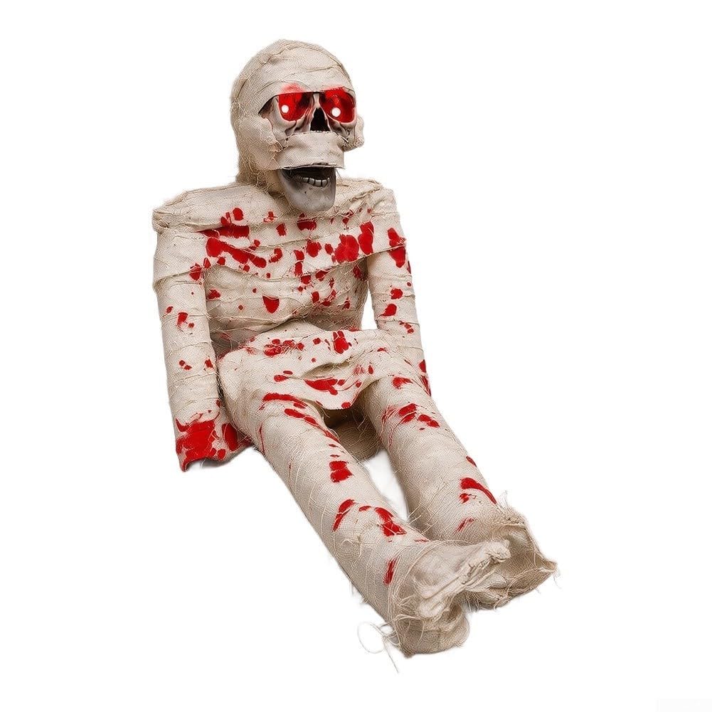 Sprachaktivierte Sitzende Leichenrequisite 82x35cm Halloween Dekoration