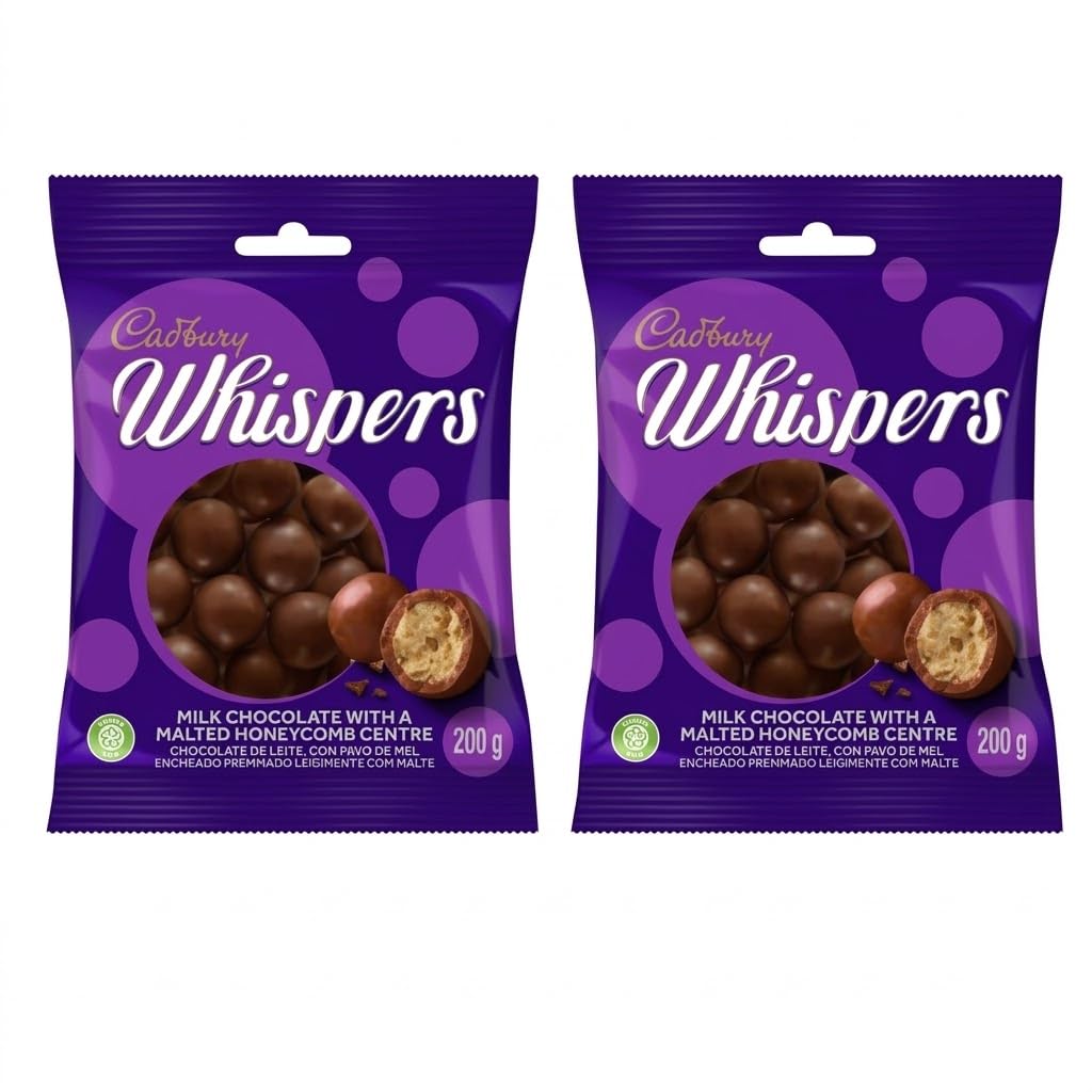 Whispers_Malted Chocolate Honeycomb_7.05oz (2 Pack)