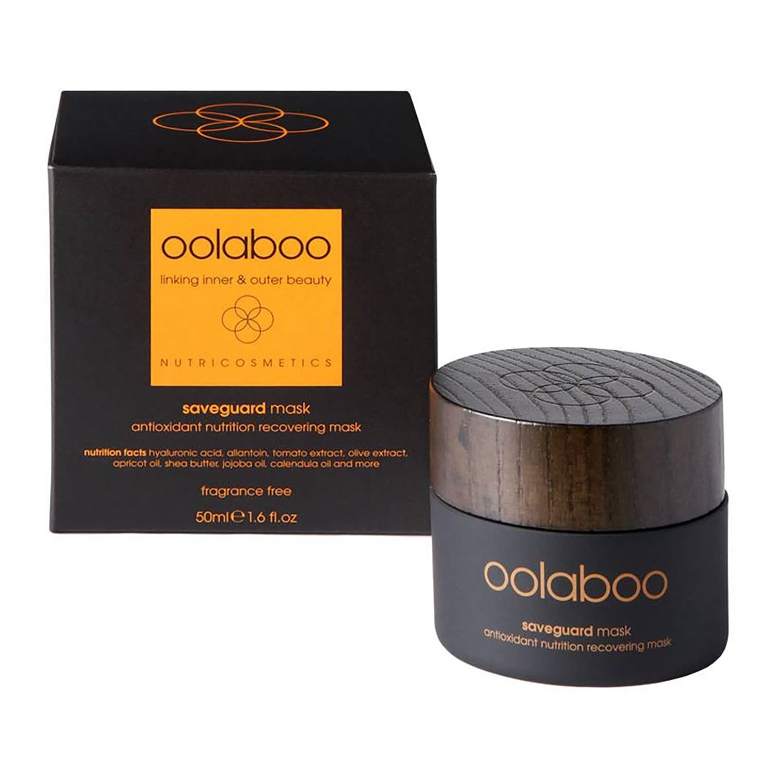 Oolaboo Saveguard Antioxidant Nutrition Recovering Mask, Mehrfarbig, 50 ml (Pack of 1)