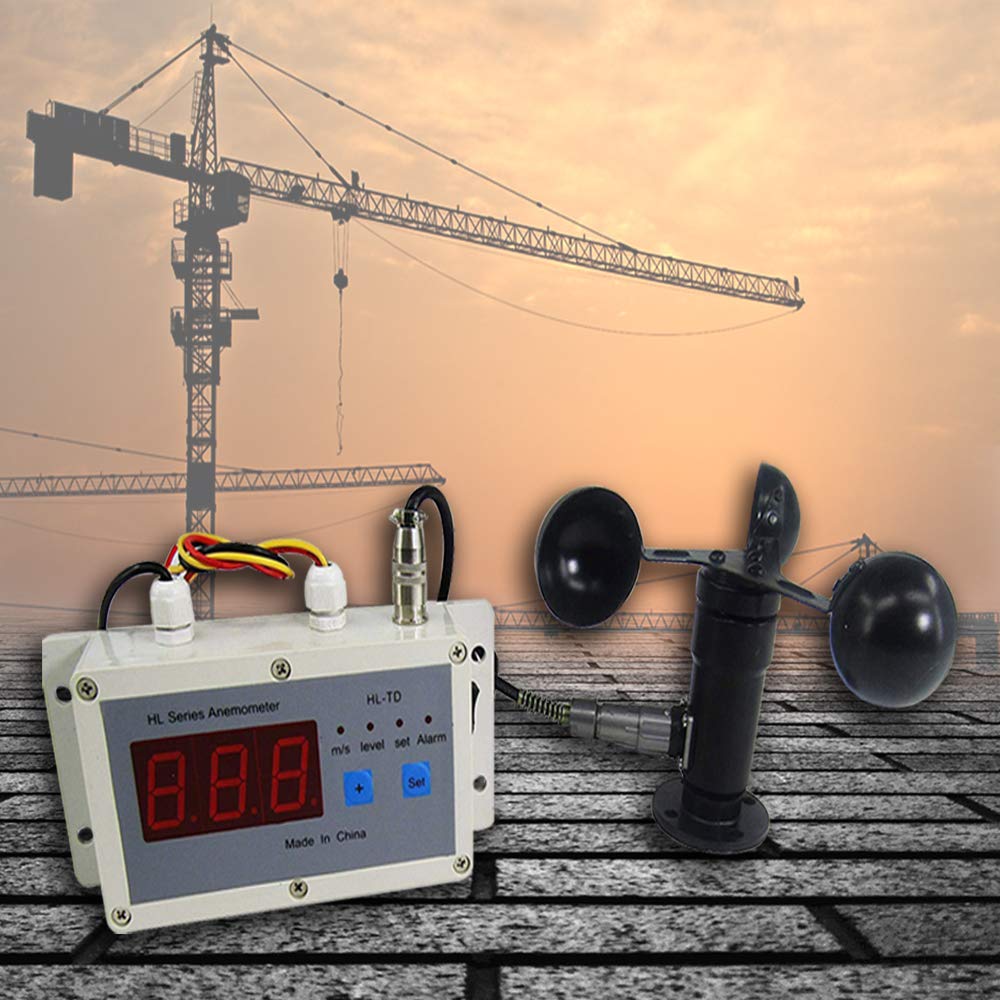 KUNHEWUHUA Wind Speed Alarm Device Anemometer Wind Speed Measure