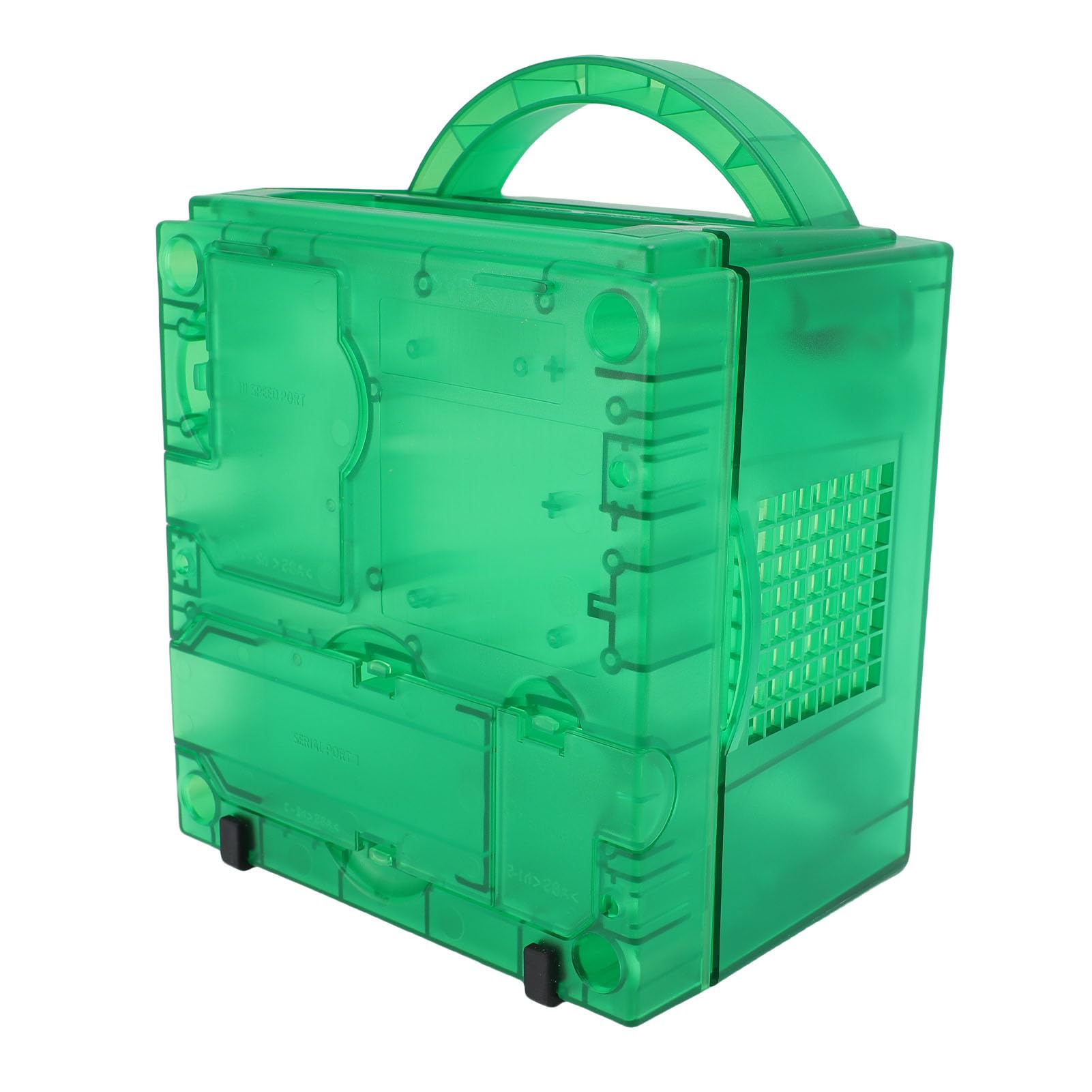 Guscio Sostitutivo per Console di Gioco, Guscio Sostitutivo con Ritagli Precisi, Custodia Dall'aspetto Migliorato, per NGC GC DOL 001 DOL 101 Custodia Trasparente per (Verde intenso
