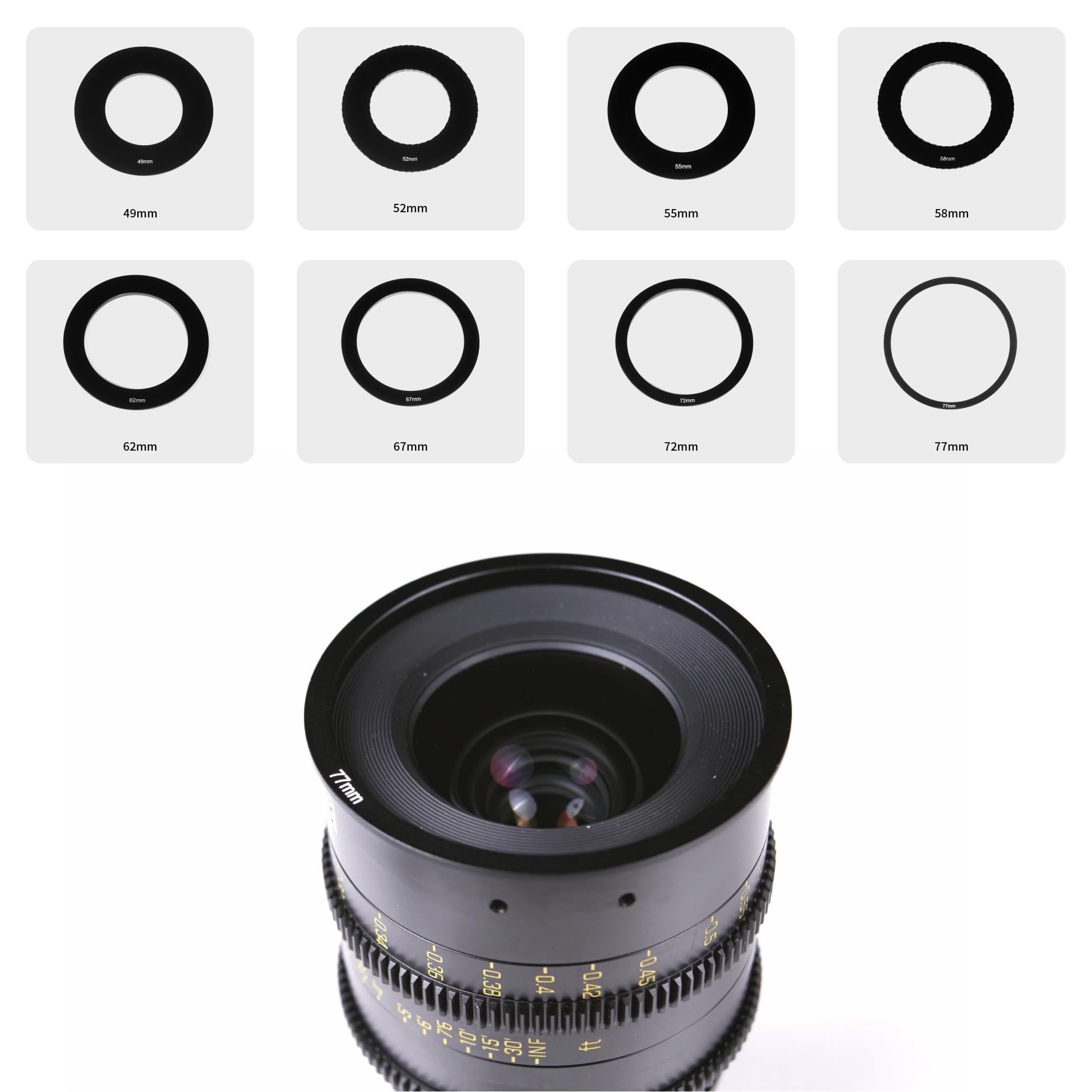 Amazon | PDMOVIE 超軽量ミニマットボックス、小型レンズ用に特別に