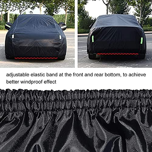 Image of Car Cover Compatible with Mercedes-Benz SLK /SLC 180 200 230 250 250d 280 300 320 350 250 CDI 32 AMG 55 AMG, Waterproof Dustproof Weatherproof Car Tarpaulin with 4 Windproof Straps