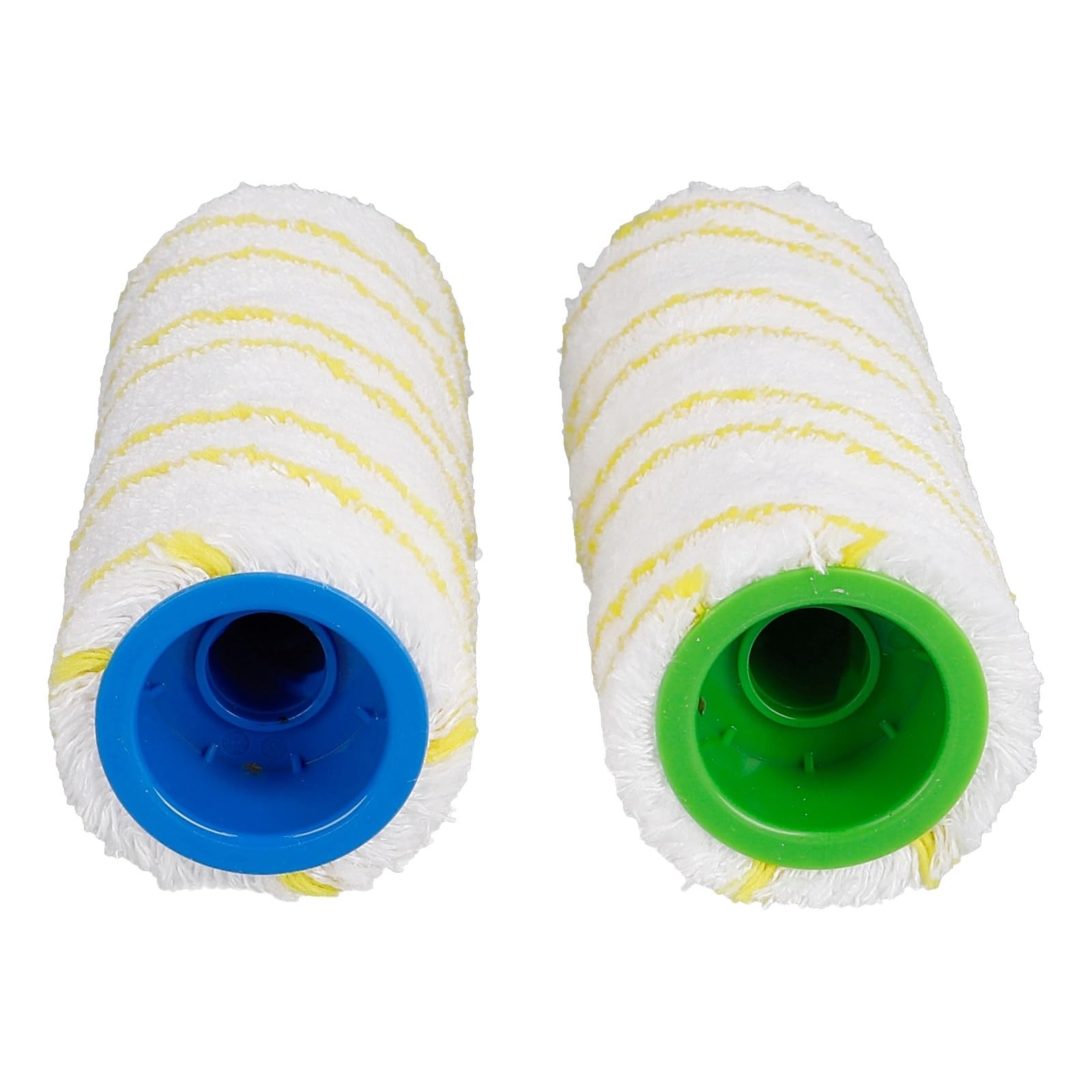 LUTH Premium Profi Parts Rodillo de limpieza de microfibra amarillo compatible con Kärcher 2.055-006.0 para limpiador de suelos duros, 2 unidades