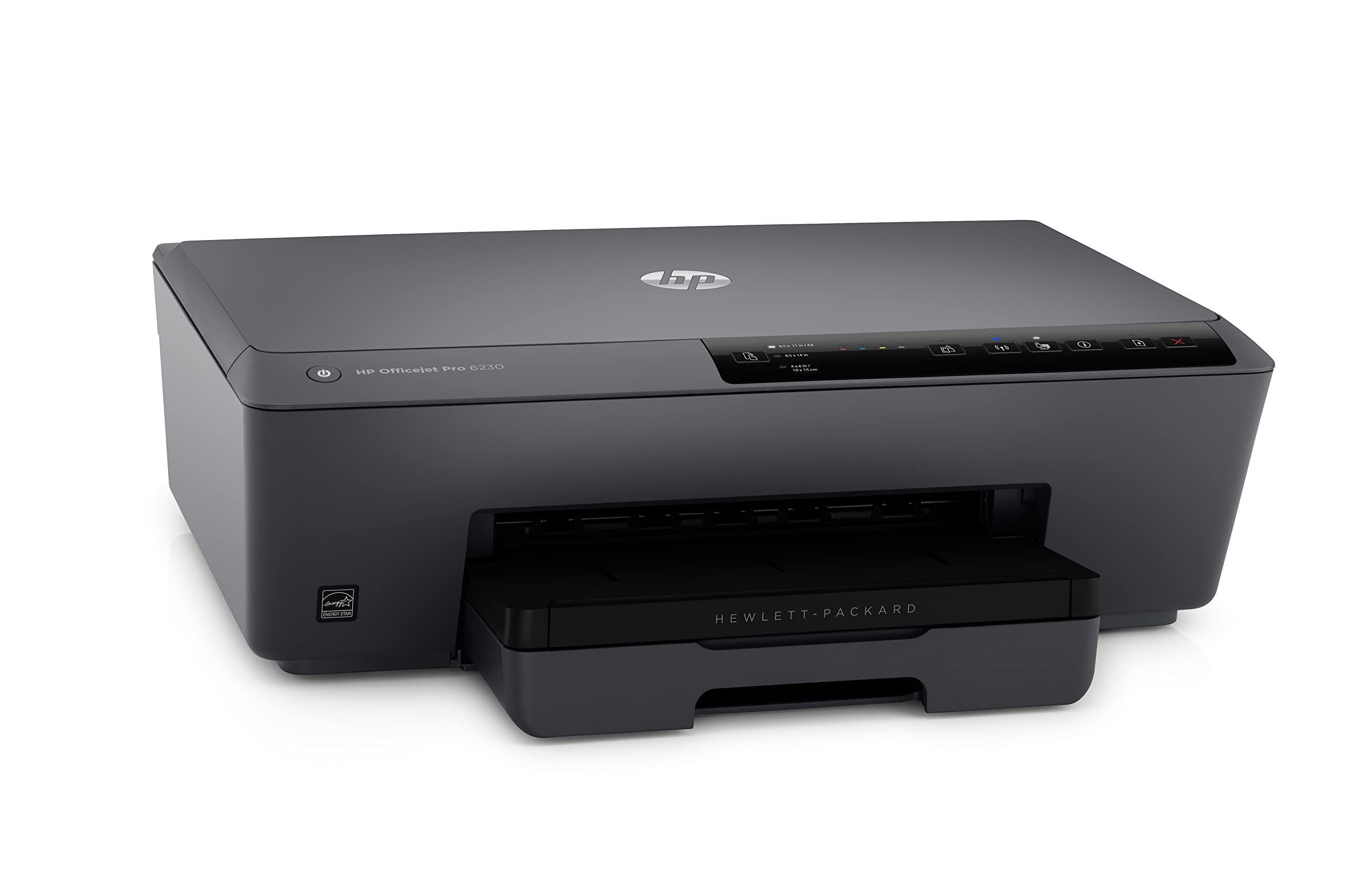 HP OfficeJet Pro 6230 E3E03A, Impresora Monofunción Tinta, Color, Impresión a Doble Cara Automática, Wi-Fi, Gigabit Ethernet, USB 2.0, Smart App, Apple AirPrint, Mopria, Negra