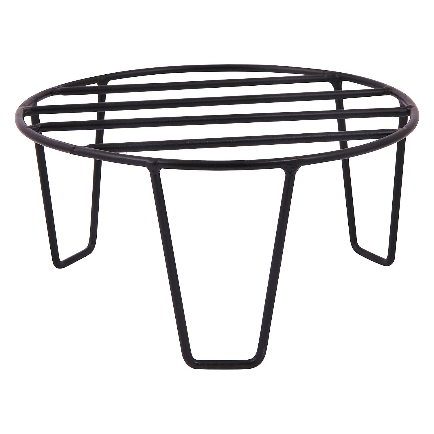 NAYRA Black Color Strong Legs Metal Round stands For Plant Pot Flower Pot Round Stand For Planter indoor and Outdoor (round stand) (SET OF 1) (B0BHP77V59) Amazon Price History, Amazon Price Tracker
