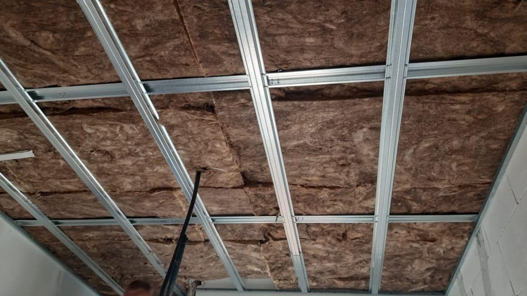 FUTURAZeta - Isolamento Soffitto controsoffitto Isolamento Acustico e Termico in Lana Minerale spessore 95 mm Rotolo da 4,20 metri quadrati (4,20 mq)