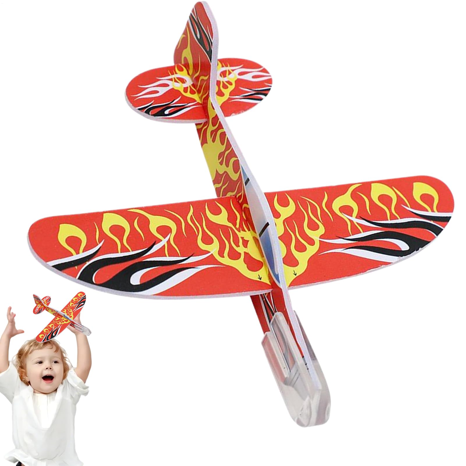 10 Avions Planeurs En Mousse Pour Enfants - Légers, Prêts à Lancer - Pour Jeu Intérieur/extérieur, Parc, Plage, Fêtes