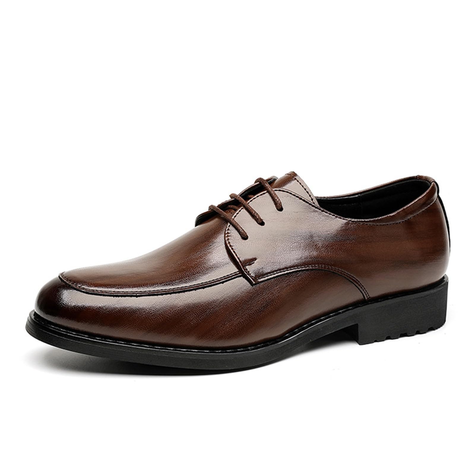 Scarpe Oxford da Uomo Stringate Derby Scarpe Classiche da Cerimonia Business Eleganti da Uomo