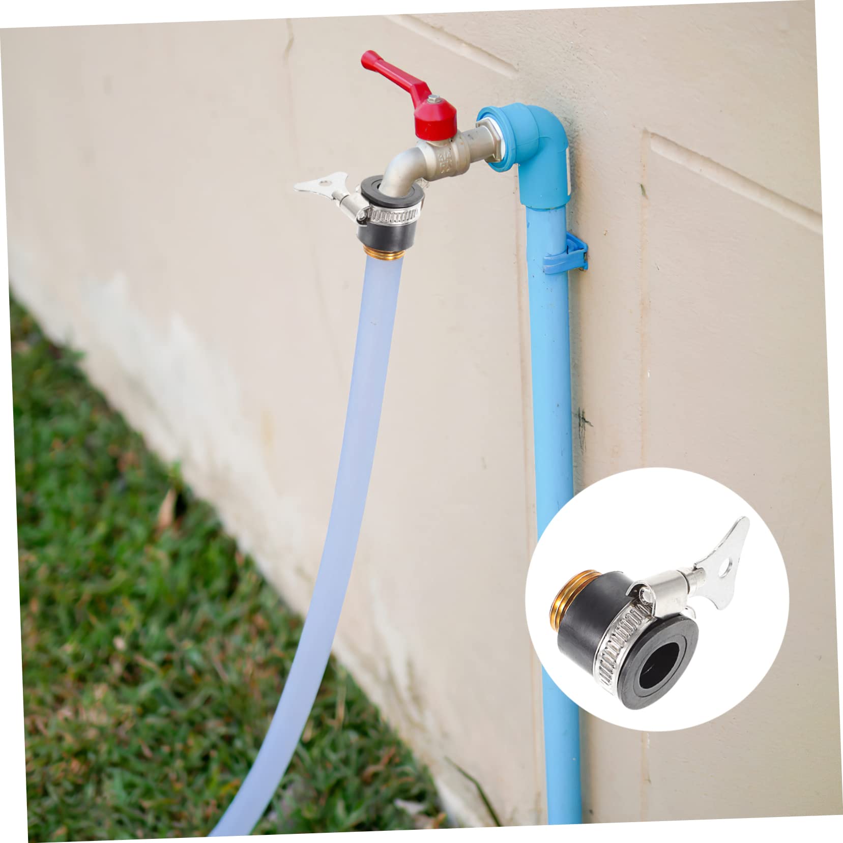UPKOCH 10 Pezzi Raccordi Rapidi in Ottone per Tubo da Giardino, Adattatore per Irrigazione e Rubinetto, Compatto e Leggero per Irrigazione Agricola