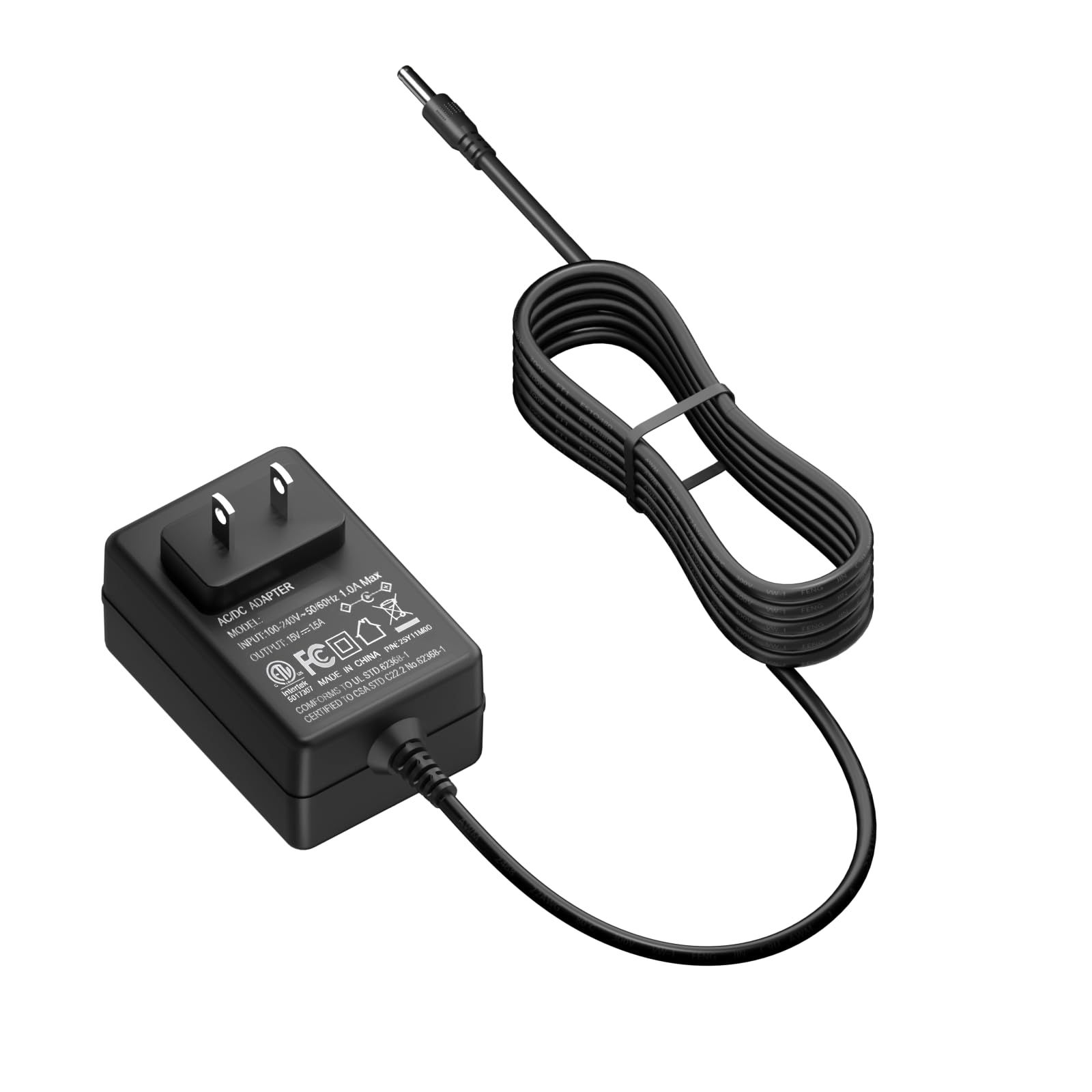 15V Charger for Theragun Mini Prime G4-Mini-PKG-US Mini-PKG-AU Massage Replacement Adapter Power Supply Power Cord 6.5Ft