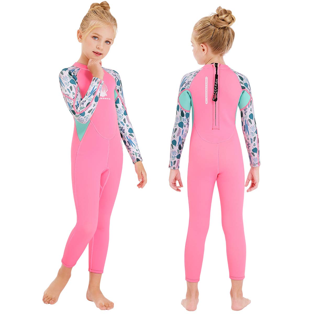 Wetsuit Kids Full Suits 2.5mm Neoprene Wet Suit UV Protection Keep Warm Long Sleeve Wetsuits for Swimming Diving Scuba