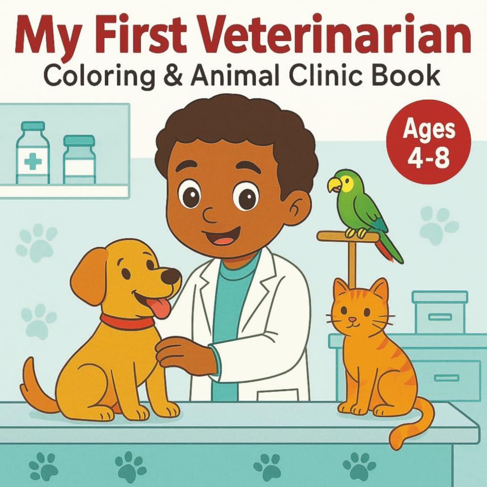 My First Veterinarian Coloring & Animal Clinic Book