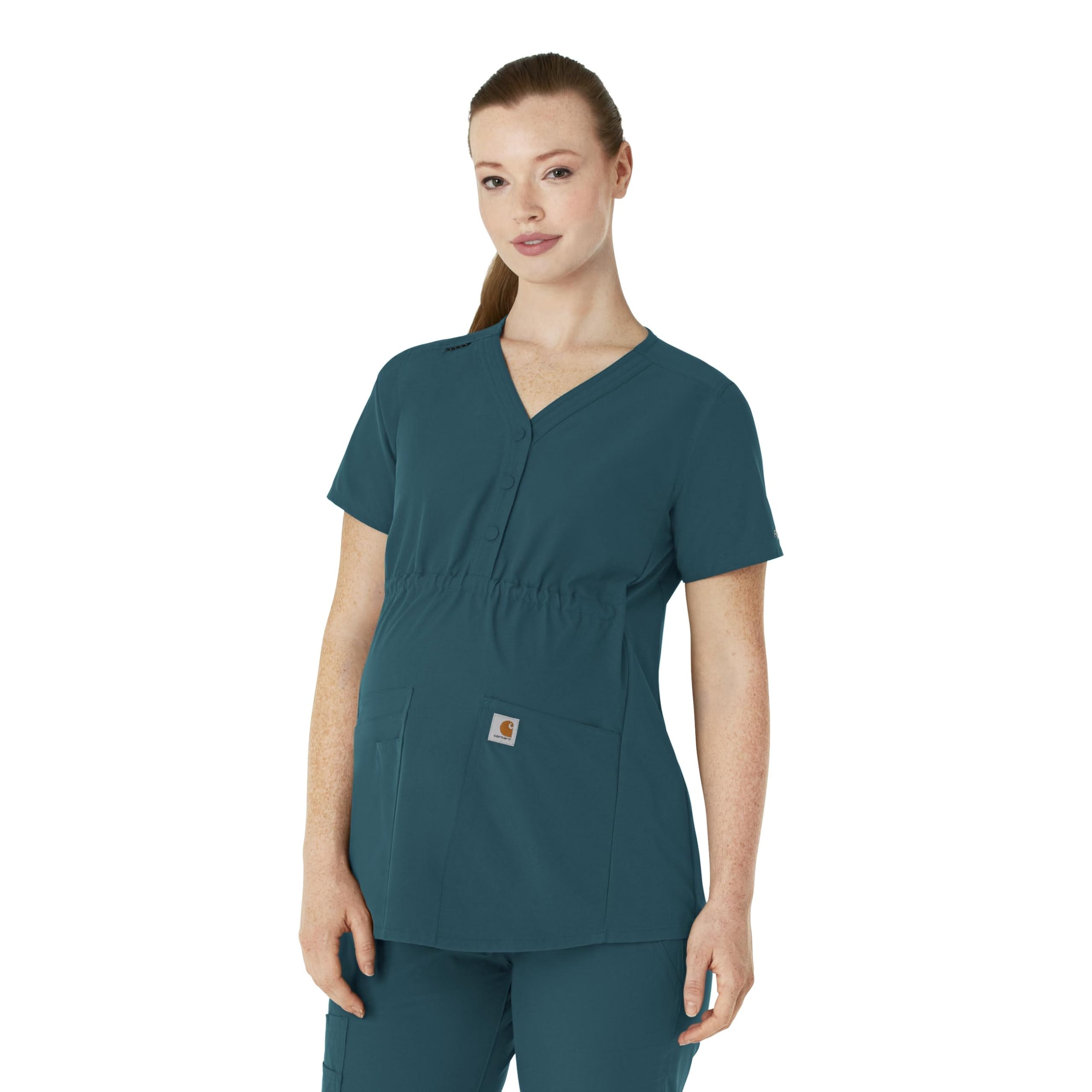 Carhartt Damen Scrub Top Henley Umstands-Kasack für Damen (1er Pack)