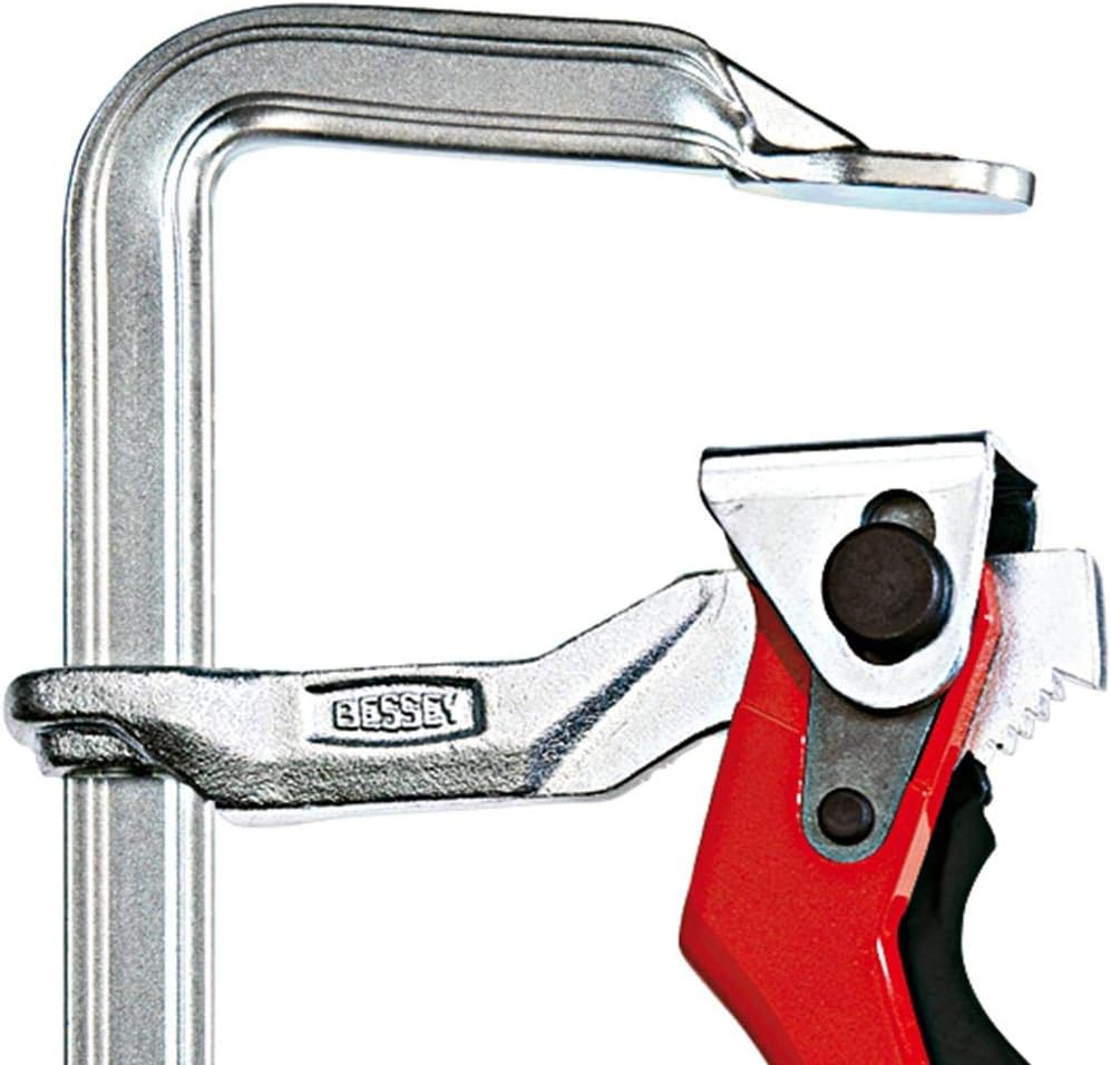 Bessey Tools Steel Lever Bar Clamp - 31in. Clamping Capacity, 1,200 Lb. Force, Model Number LC31