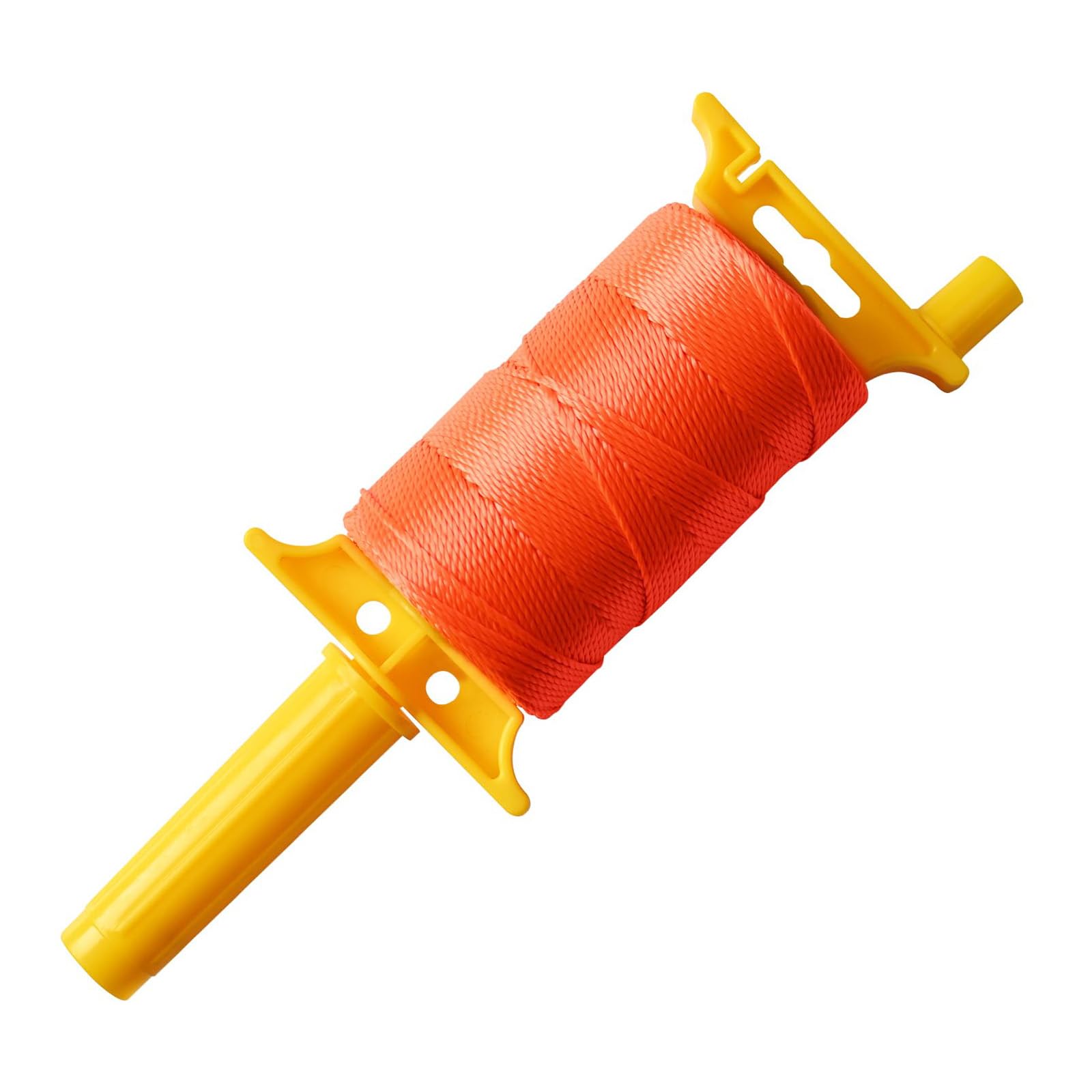 Reloadable Line Reel,Mason Line String line with Handle, 600 Ft Length Nylon Twine,18 Braided Nylon String for Gardening Or Masonry Tools,Outdoor Kite