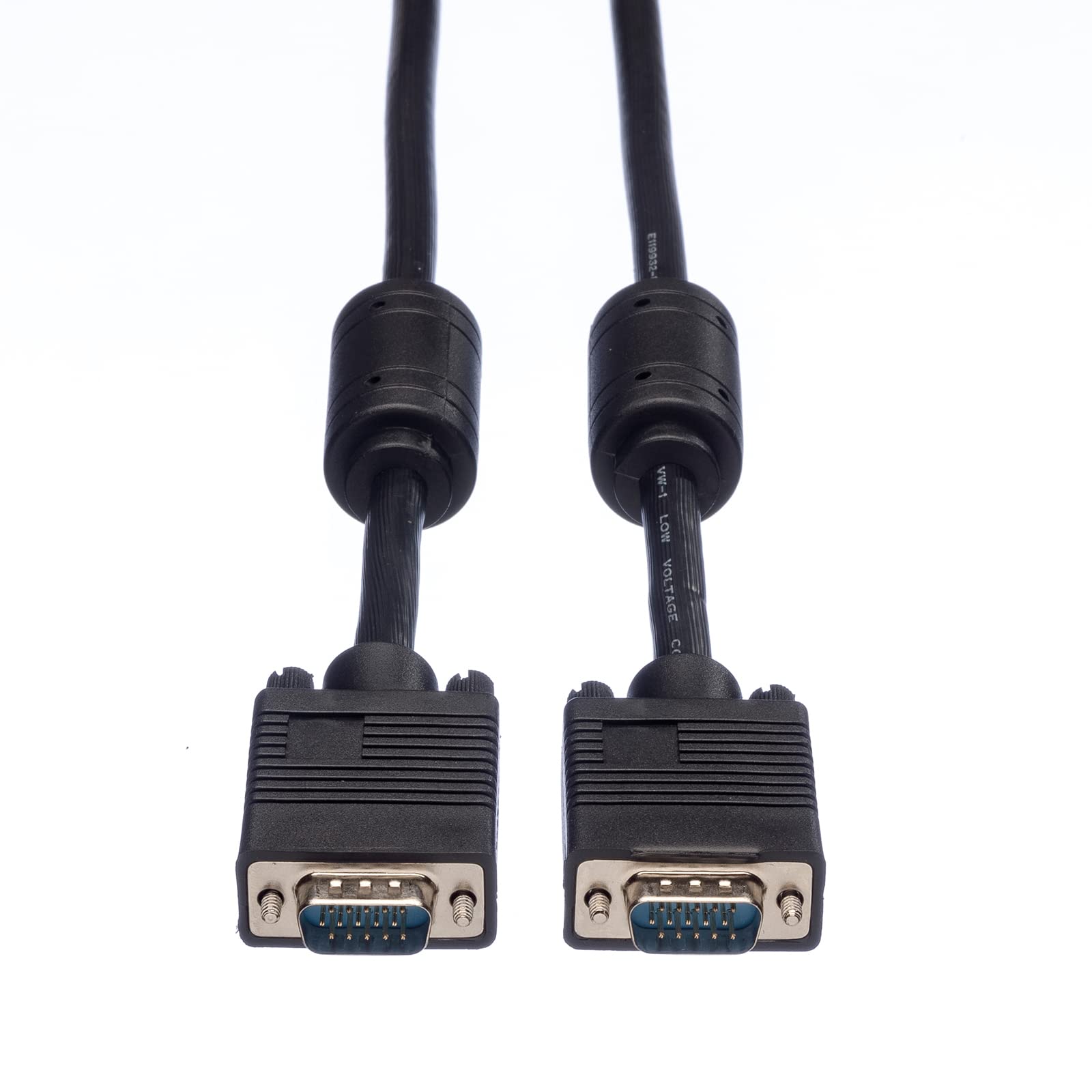 Roline 15m HD15 ST-ST Monitor Cable with Ferrite Core + DDC