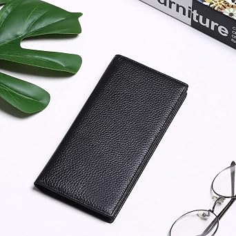 GOIACII Wallets for Women RFID Blocking Ultra Slim Leather Credit Card Holder Clutch