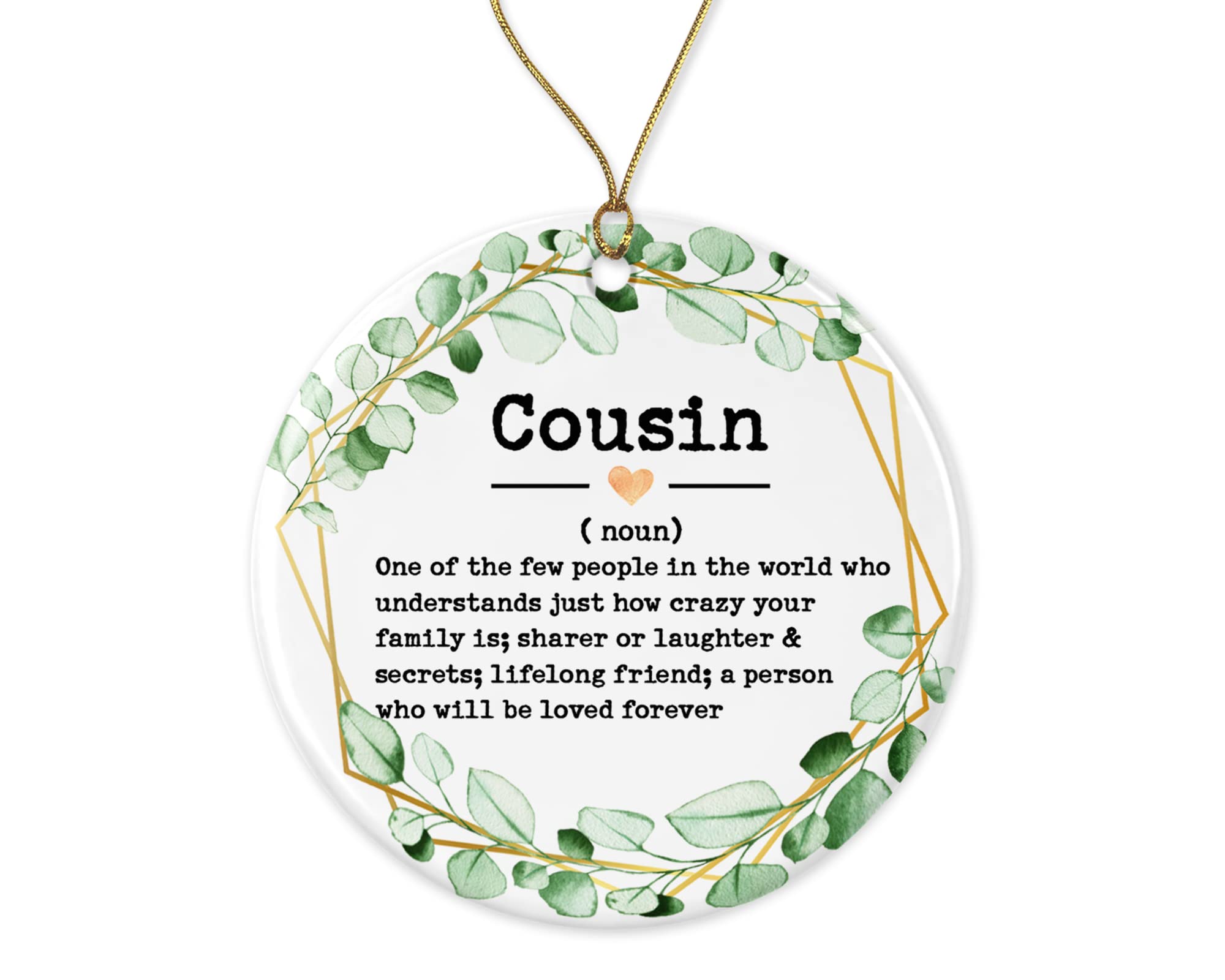 Cousin christmas ornament Clearance
