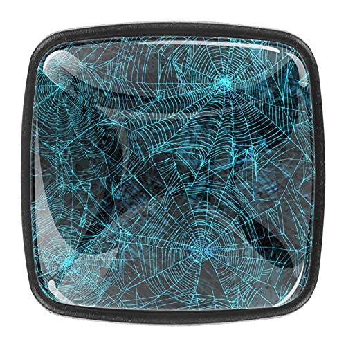 Spider Man Lot de 4 boutons de tiroir rétro pour meubles de cuisine, armoire, salle de bain