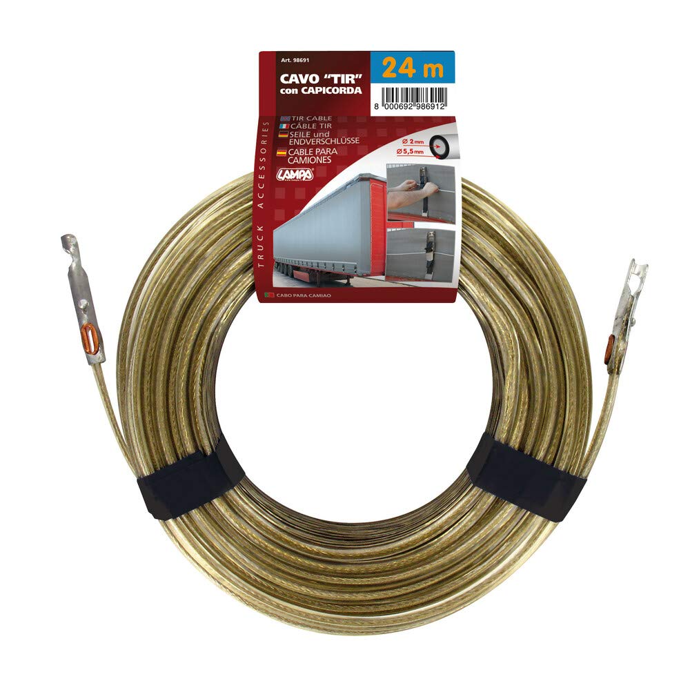 Lampa 98691 Cavo Tir con capicorda - 24 m