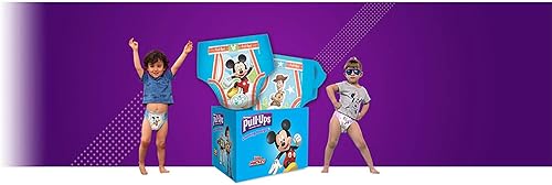 Miniatura 10 de Pull-Ups - Pañales de entrenamiento tipo bombacha con diseños de aprendizaje para ir al baño para niños