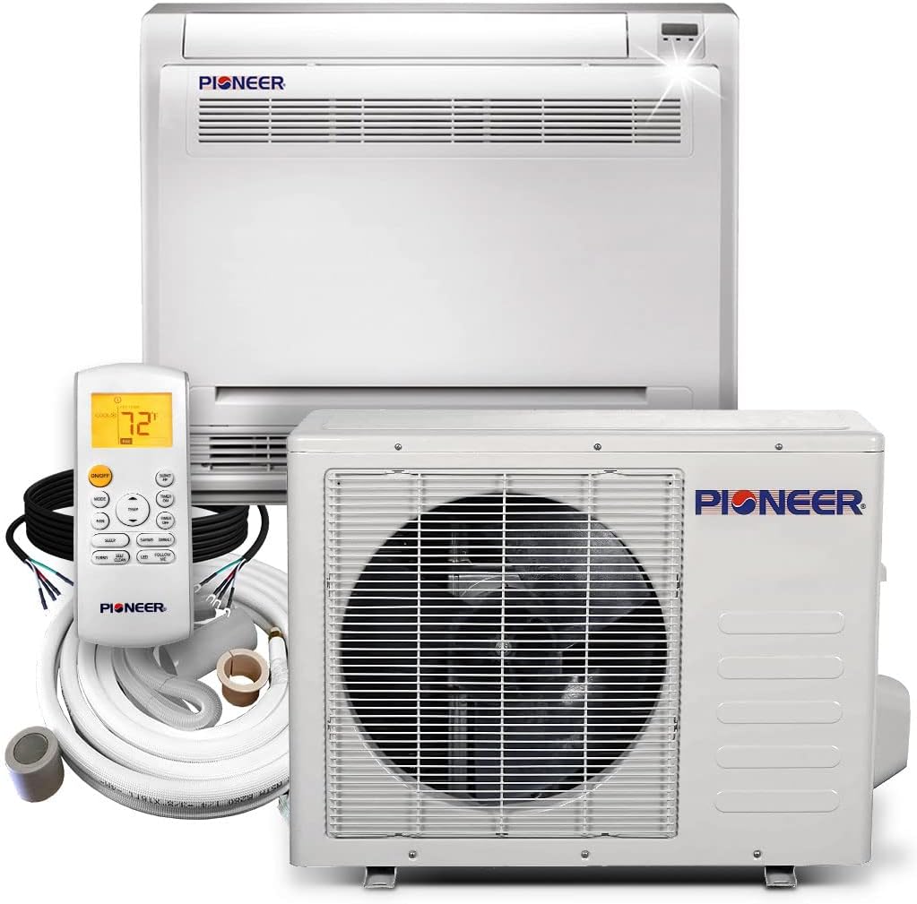 PIONEER Air Conditioner FYB012GMFILCAD FYB Air Conditioner, 12,000 BTU, 208-230 V, White