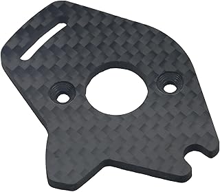Carbon Fiber Motor Plate Compatible for 1/10 Traxxas Slash/Stampede/Bandit/Rustler VXL/XL5 2WD Motor Mounts