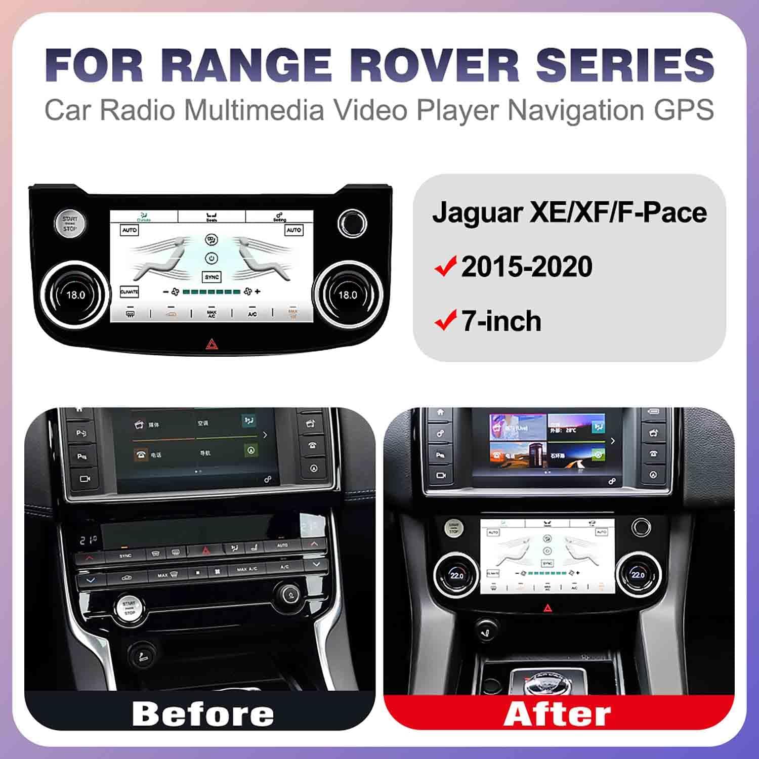 A/C LCD Smart Air Controller Klimasteuerungsmodul for Jaguar XE XEL XF F-PACE