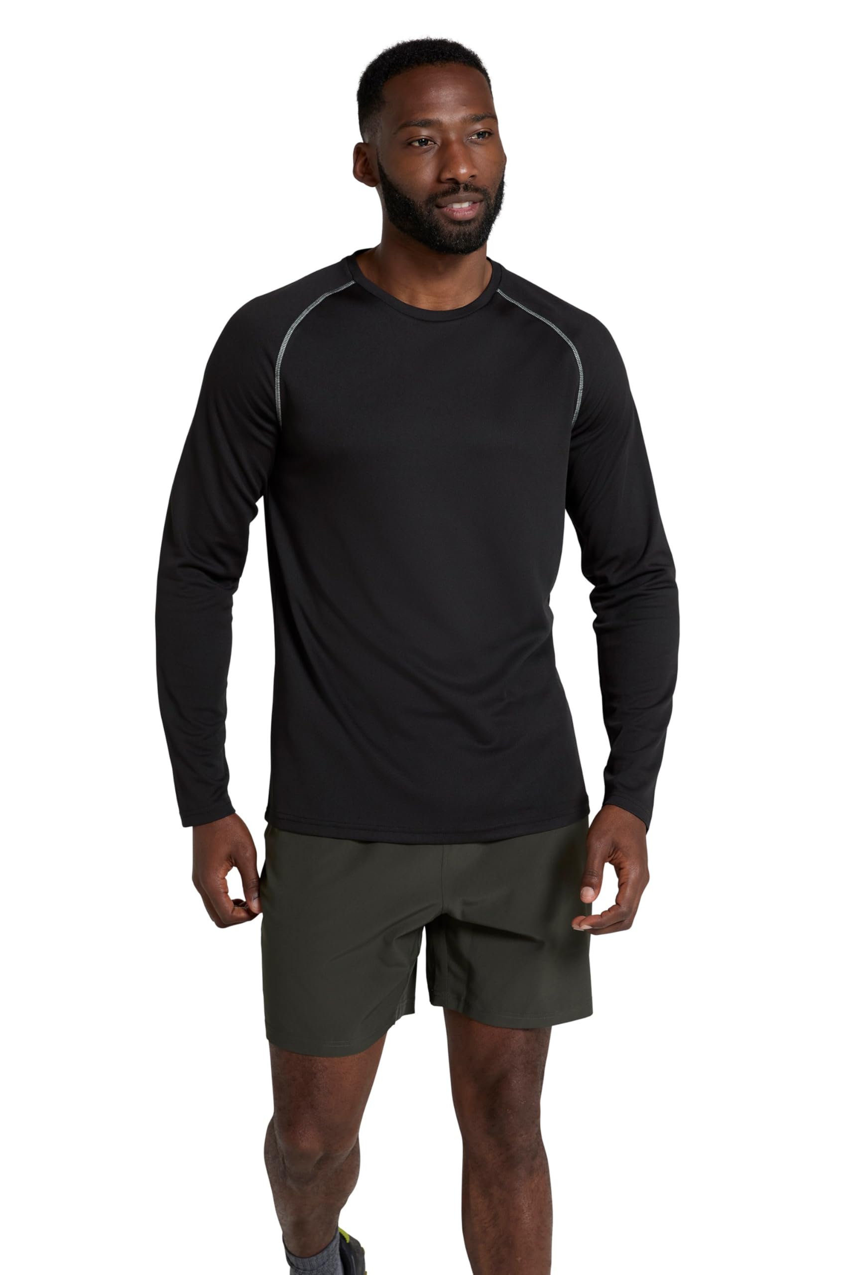 Endurance Mens Top – Long Sleeves, Quick Dry T-Shirt, Highly Breathable Tee, UPF50 Protection Tee Shirt – for, Travelling, Walking, Gym