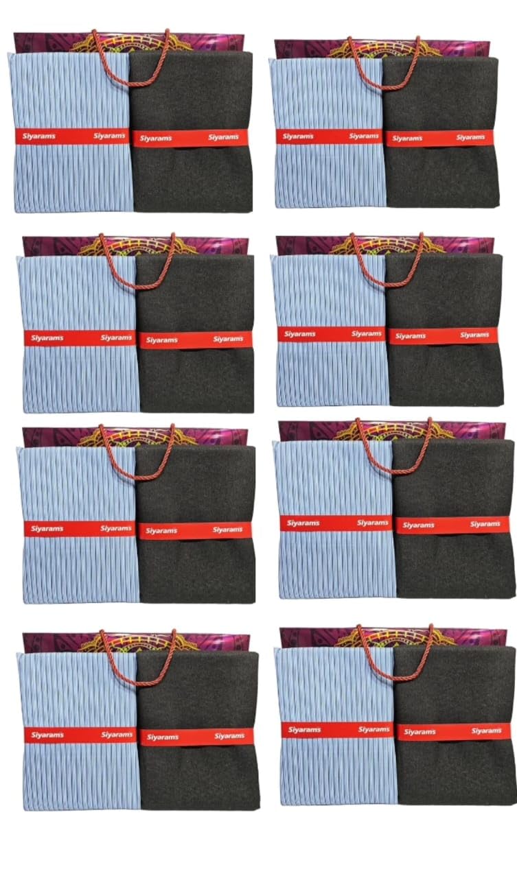 its' fashion impact Men's Formal Wear Combo Pack, Suiting and Shirting Fabric Gift Box-picture-23
