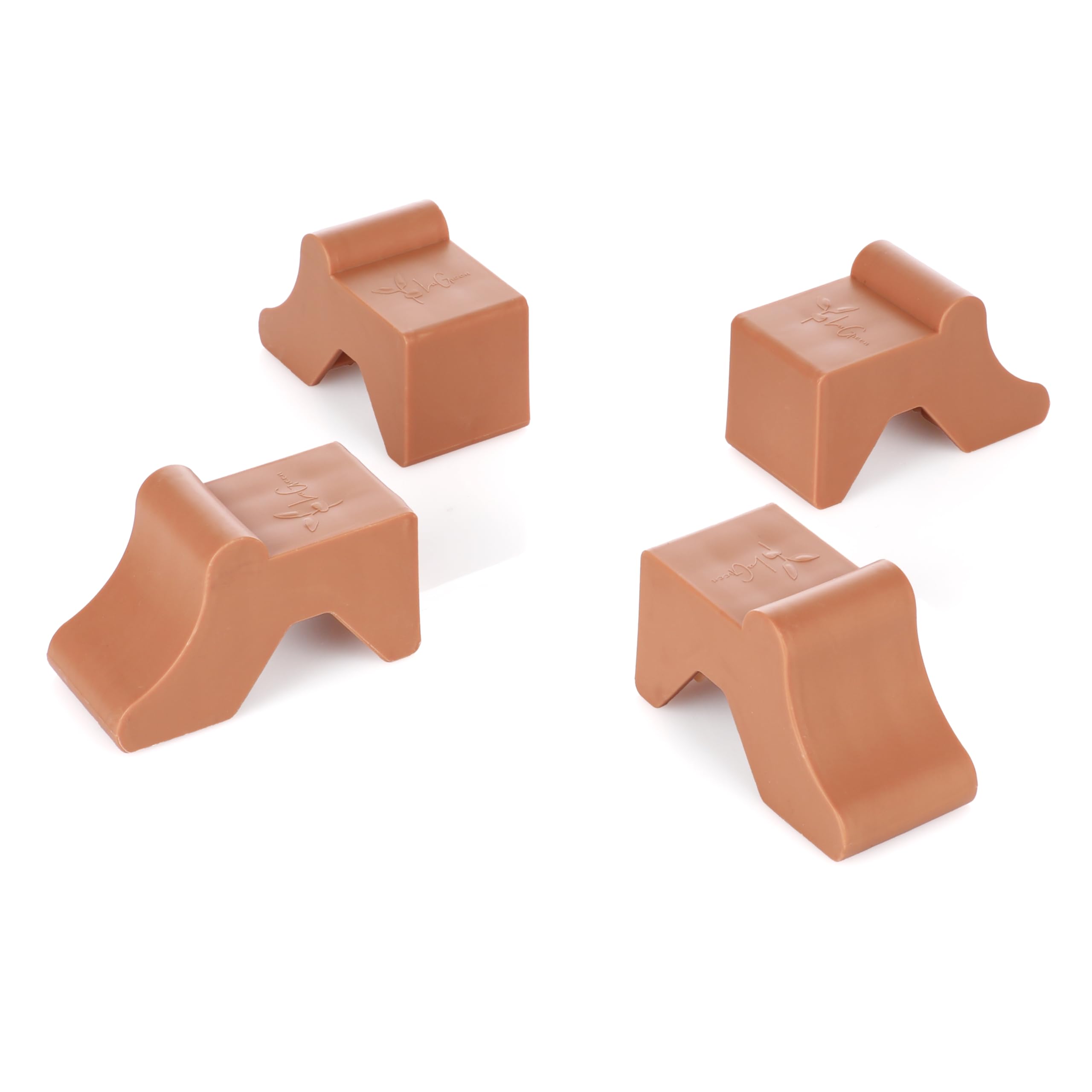 LaGreen Flower Pot Feet Terracotta Set of 4 - Raise for Plant Pots Made of Extra Sturdy Plastic - For inddor and outdoor use