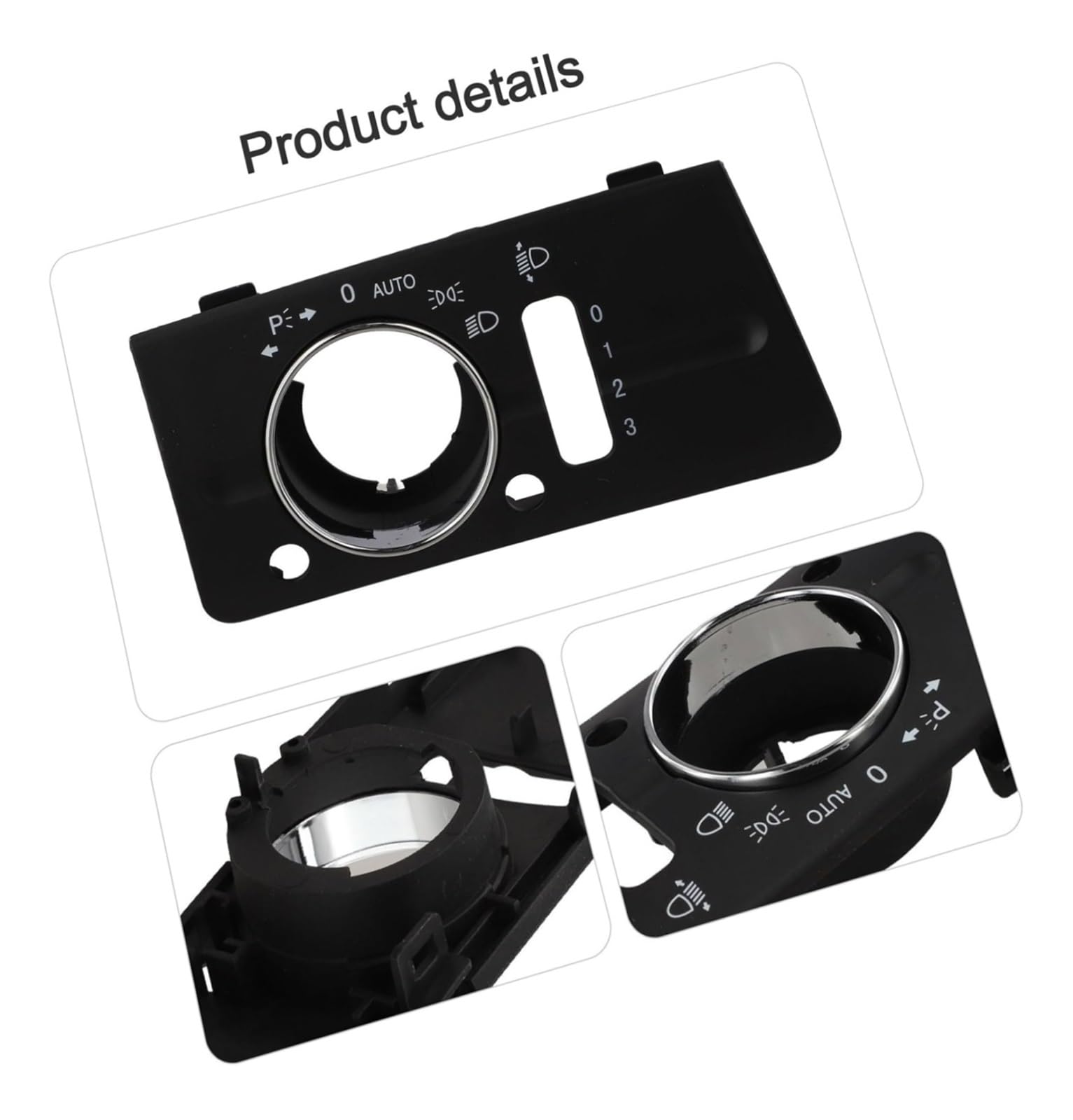 Couvercle de commutateur de phare for Mercedes W211, panneau de garniture for modèles E280 E230 2003 – 2008