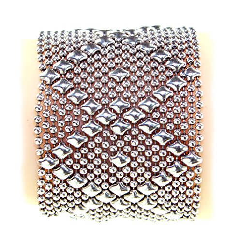 Liquid Metal by Sergio Gutierrez Antique Silver Bracelet B10-AS SG 3 Sizes - SG Pouch Included2
