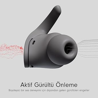 Beats Fit Pro - Gürültü Önleme Özellikli Gerçek Kablosuz Kulak İçi Kulaklık - IPX4 derecesi, Tere Dayanıklı Kulaklıklar, Apple ve Android ile Uyumlu, Bluetooth® - Nane ve Gri (Önceki sürüm)