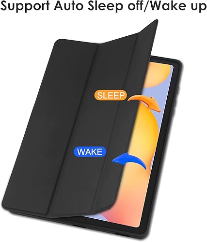 Miniatura 2 de KuRoKo Funda para Galaxy Tab S6 lite 10.4 202220202024 con soporte para bolígrafo, ultra delgada, ligera, a prueba de golpes, con carcasa trasera