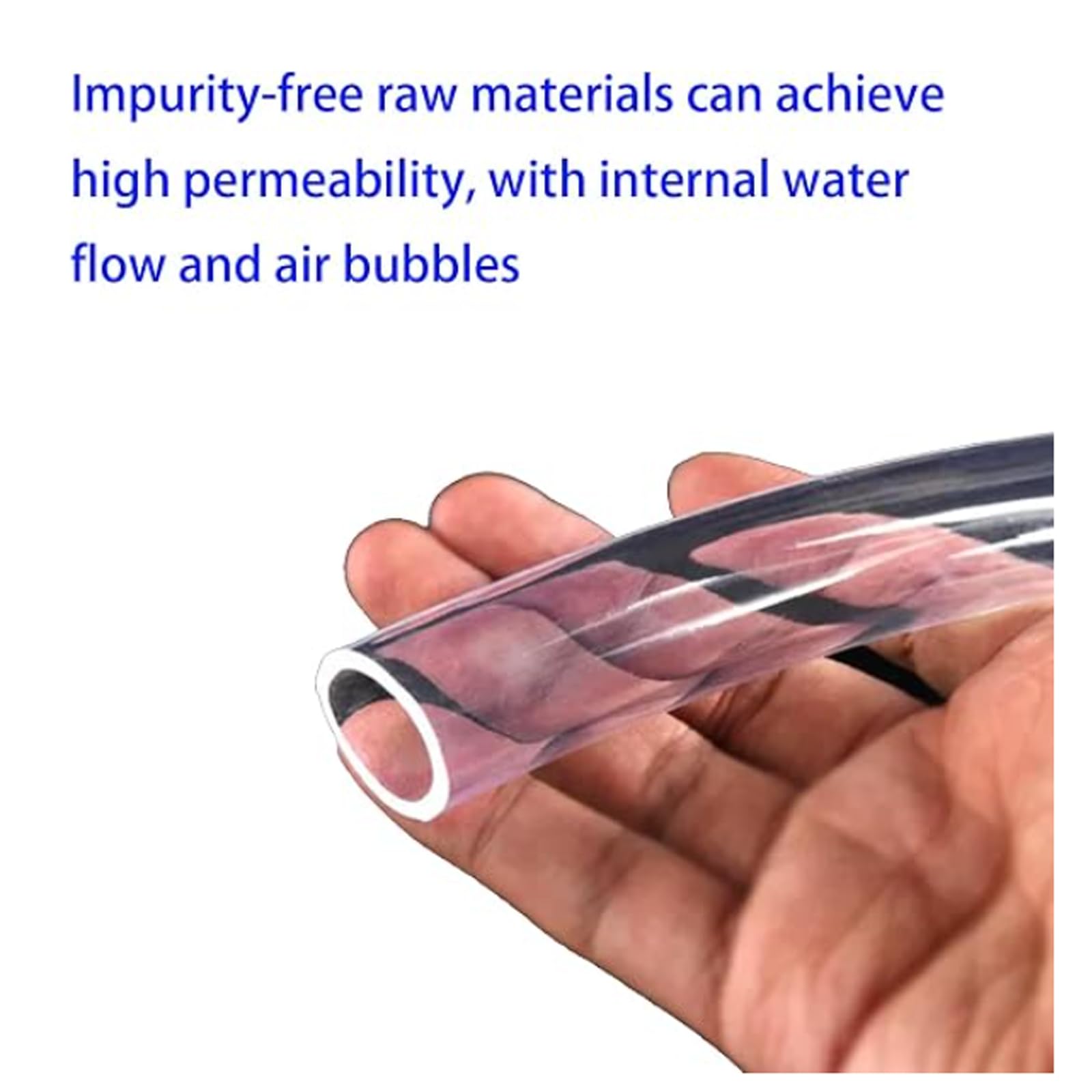 Tuyau En PVC, Tuyau Transparent, Destiné Au Transport De L'eau, À L'arrosage Du Jardin, Aux Pompes À Air, Aux Aquariums, Compatible Avec Des Diamètres De 0,8 À 50 Mm (38 * 44mm*1m)