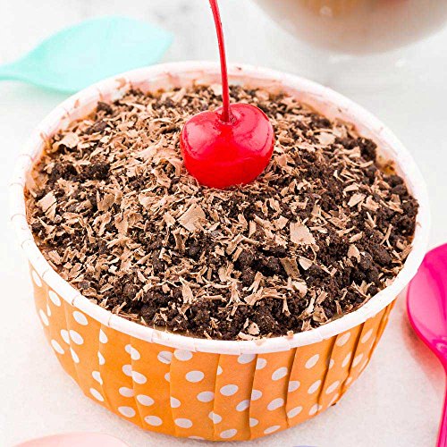 Panificio Premium 5-Oz Baking Cups: Large-Pleated Ridge Cups Perfect For Muffins, Cupcakes Or Mini Snacks - Hot Orange Polka Dot Print Design - Disposable And Recyclable - 200-Ct - Restaurantware #TOP2