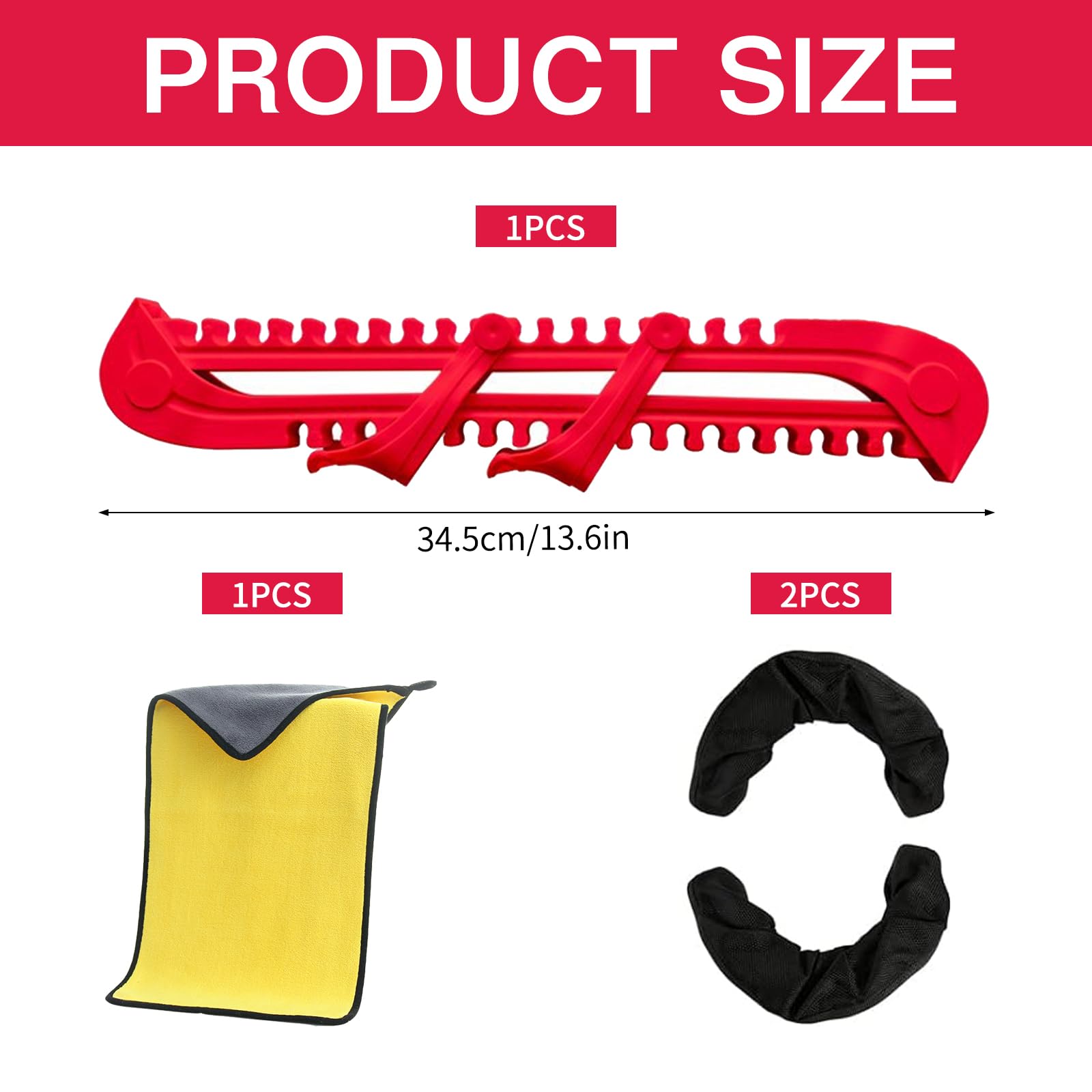 Protectores de Cuchillas de Patines de Hockey sobre Hielo,Patines de Hielo Ajustables con Muelle,Protectores de Patines Sobre Hielo,Protector de Patines de Hielo Ajustables,para Niños,Adultos