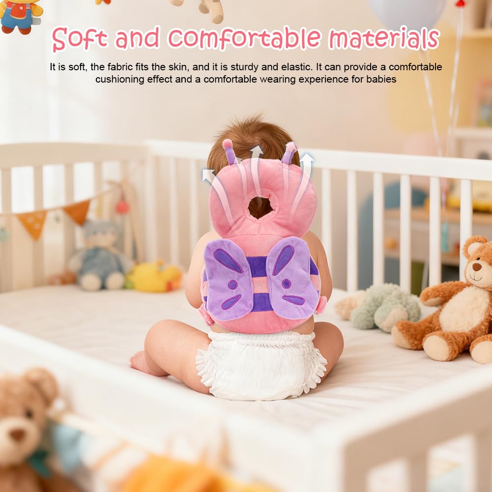FARYODI Baby Head Protection, Butterfly Baby Head Protective Pads - Image 3
