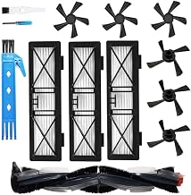 Replacement parts for Neato Botvac D series D75 D80 D85 and connected series D3 D4 D5 D6 D7, including main brush, side brush and high-performance filter