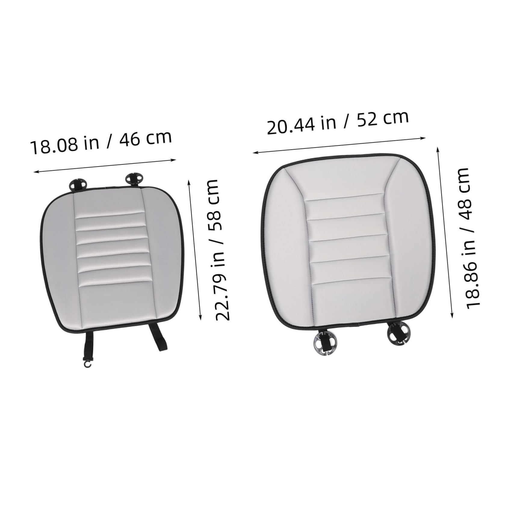 OUNONA Uniwersalne Pokrowce Na Siedzenia Z Pianki Memory Foam Dla Niskich Kierowców