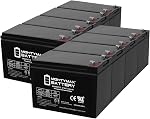 ML7-12 - 12 Volt 7.2 AH SLA Battery - Mighty Max Battery Brand Product, Black