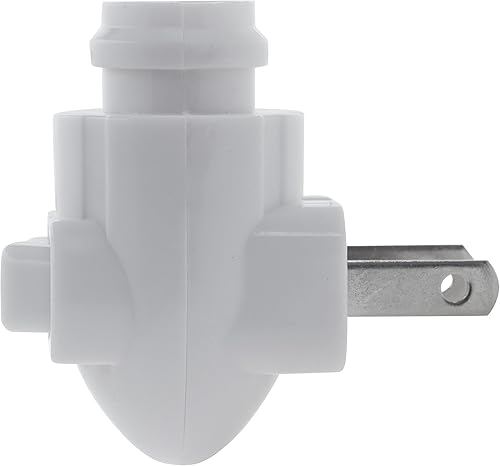 Miniatura 5 de Módulo de luz nocturna enchufable, plástico blanco, ideal para hacer tus propias luces nocturnas decorativas, paquete de 10