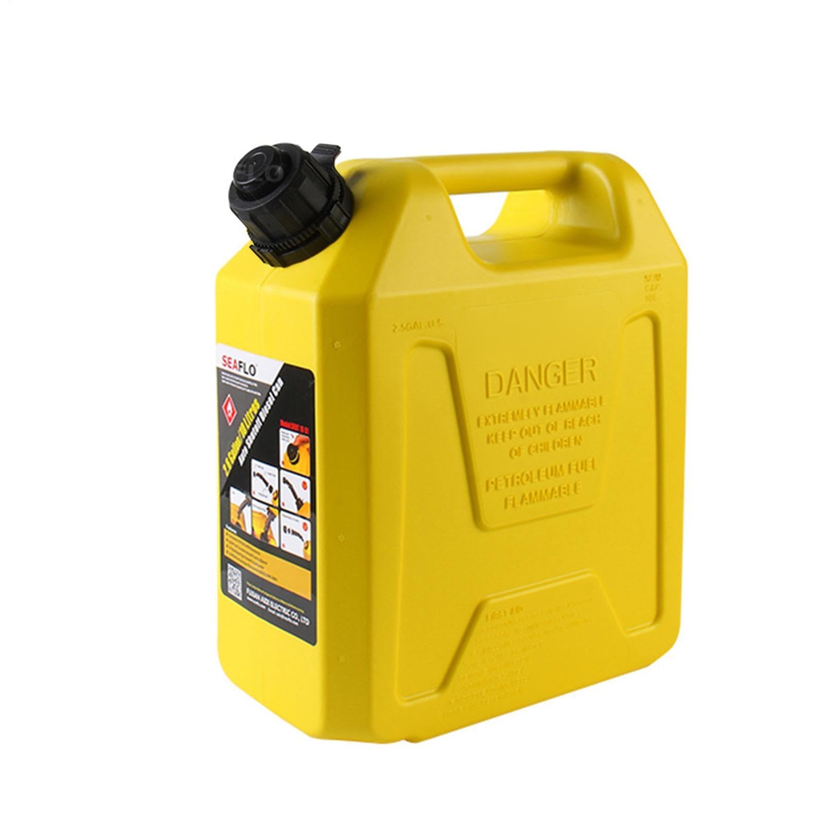 Bidon de gaz universel 5L 10L portable pour réservoir de voiture et moto tout-terrain
