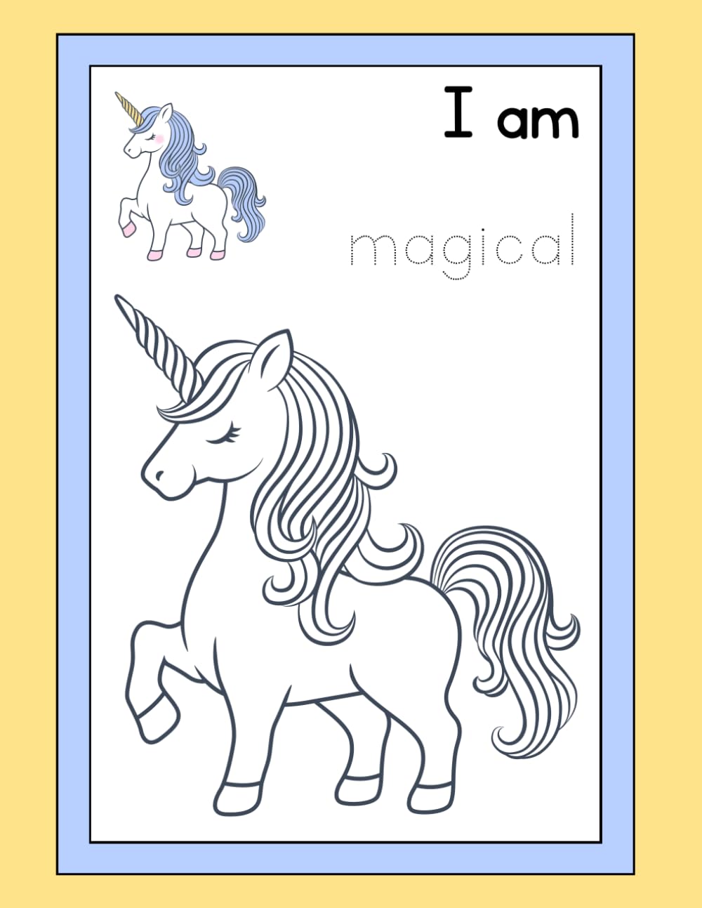 Magical Unicorn Dreams: A Whimsical Coloring Book for All Ages?