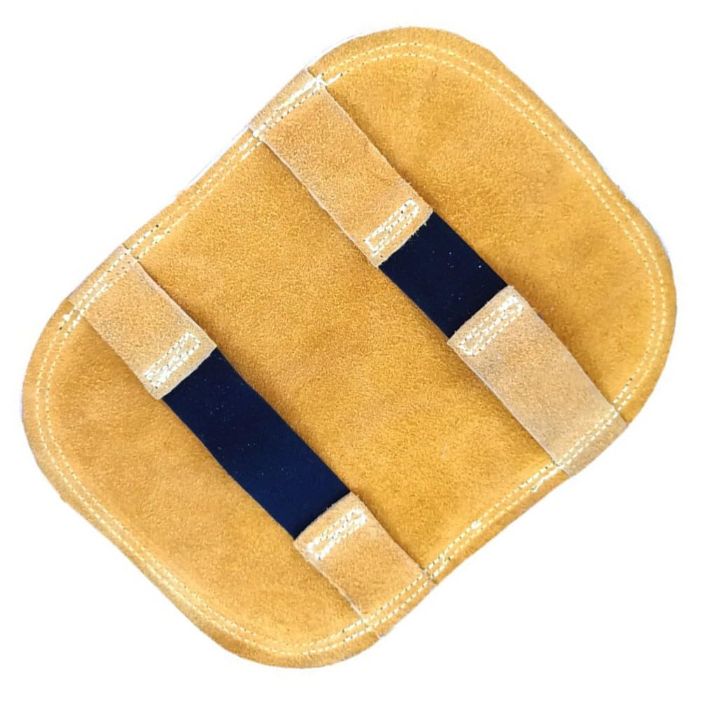 Gants de soudage, gants résistants à la chaleur, cuir de vache double face en daim avec feuille d'aluminium, bouclier de main anti-brûlure pour soudeurs, paquet